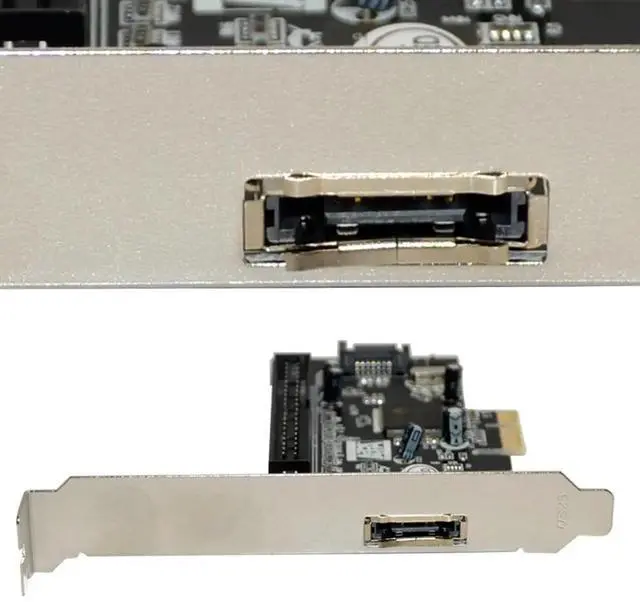 Alt view image 2 of 5 - Combo SATAII +IDE PCI-Express RAID Controller Card 1Port IDE and 1port sata Card for PC/desktop laptop