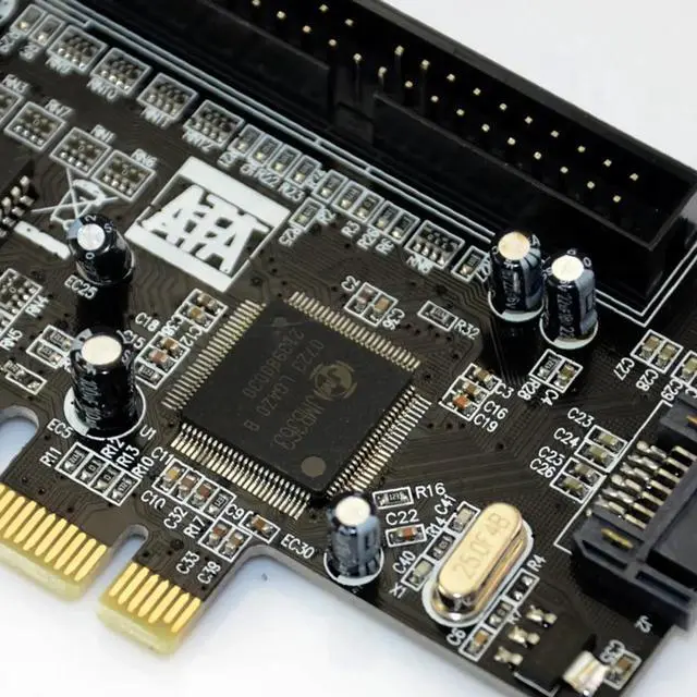 Alt view image 4 of 5 - Combo SATAII +IDE PCI-Express RAID Controller Card 1Port IDE and 1port sata Card for PC/desktop laptop