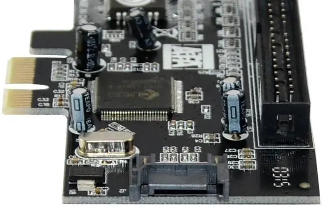 Alt view image 3 of 5 - Combo SATAII +IDE PCI-Express RAID Controller Card 1Port IDE and 1port sata Card for PC/desktop laptop