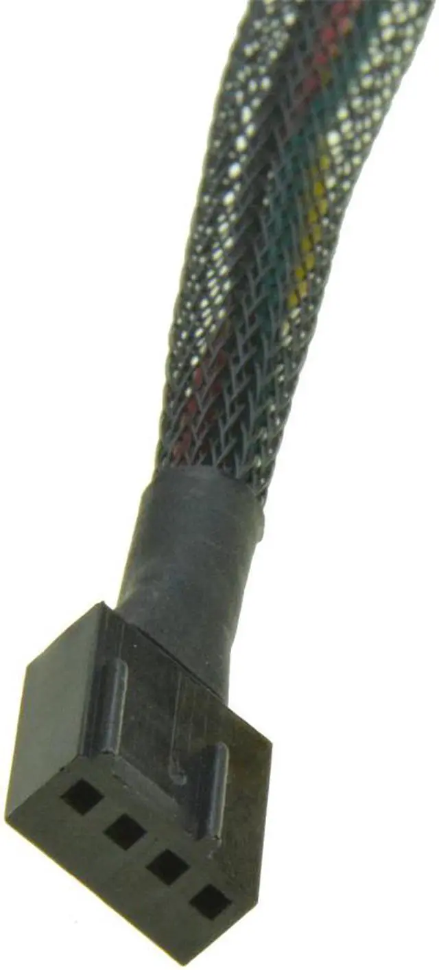 Alt view image 4 of 5 - 12V 4Pin Fan PWM 1 to 3 way Power supply Extension Cable Y Splitter Port Multiplier Computer PC Cooling Sleeved