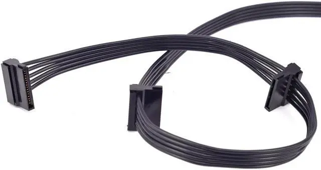 Alt view image 4 of 4 - PCI-e 6Pin 1 to 3 SATA SSD Power Supply Cable GPU 6 Pin for CORSAIR TX850M TX750M TX650M Modular