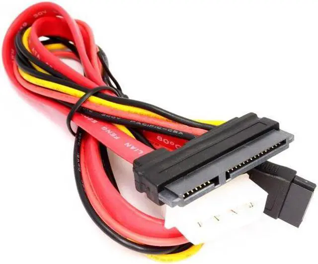Alt view image 3 of 3 - SATA 7pin Data Cable  Molex Sata Power adapter 45CM