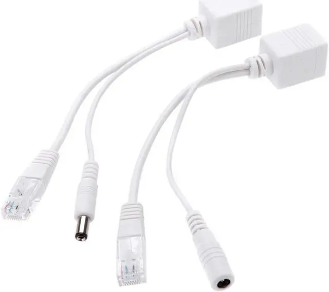 Alt view image 4 of 6 - Passive Power over Ethernet PoE Adapter Injector + Splitter Kit 5v 12v 24v 48v Computer Cables & Connectors