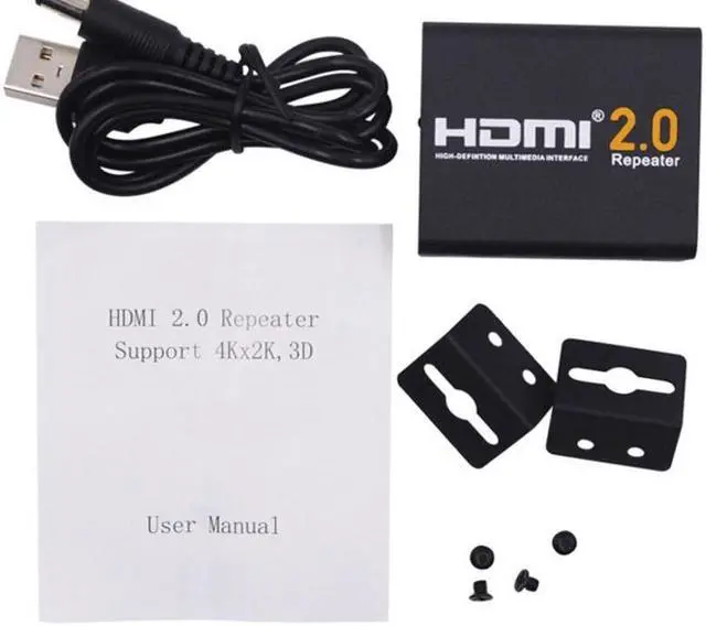 Main image of 1080P@60HZ HDCP 2.2 EDID Bandwidth Up 60M HDMI Extender HDMI 2.0 Splitter Repeater Signal Amplifier Booster Adapter