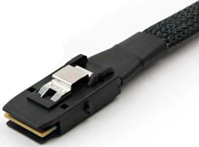 Alt view image 3 of 3 - Internal Mini SAS (SFF-8087) to 4x SATA 7-Pin F Forward Breakout Cable 50CM