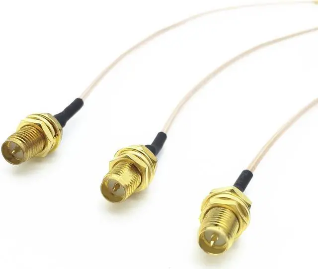 Main image of 3Pcs Mini PCI/PCI-E U.FL IPX to RP-SMA Antenna WiFi Card Router Pigtail Cable  20cm/7.8"
