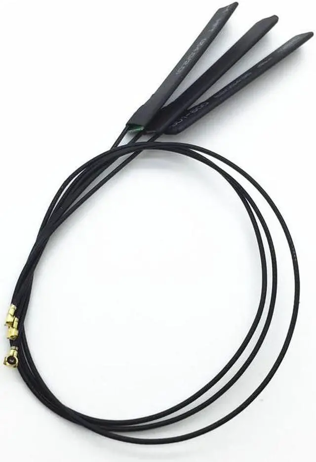 Alt view image 2 of 4 - 3Pcs Laptop Wifi Internal NGFF IPEX MHF4 Antenna for BCM94360HMB BCM94360CSAX BCM94360CS2 18.5cm/7.2 inches