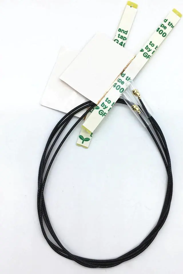 Alt view image 4 of 4 - A Pairs of  Laptop Notebook Wifi Bluetooth 2.4/5Ghz WLAN Broadband Internal Antenna 45cm/17.8" for Intel UF.L antenna connector