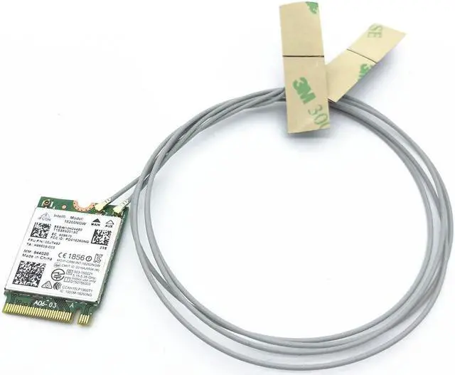 Main image of 2 x Laptop MHF4 Antenna 53cm/20.8" for DW1560 BCM94352Z BCM94350Z BCM94356Z DW1830 Intel 8260 8265 18260 18265 NGFF/M.2 Card