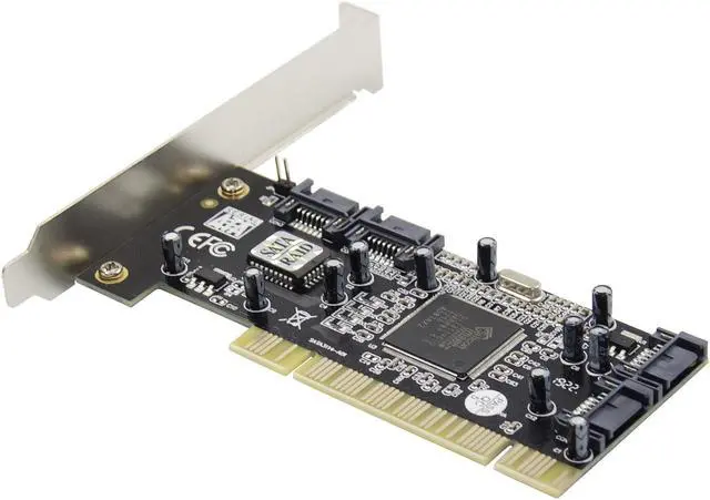 Alt view image 3 of 5 - 4 Port Sata Controller Pci Raid Card Pci To Sata Adpater Sata Pci Converter Card For Desktop/Computer