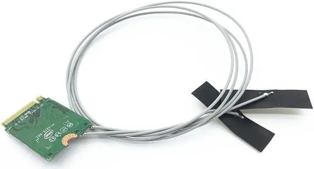 Alt view image 2 of 7 - 2 x Laptop MHF4 Antenna 53cm/20.8" for DW1560 BCM94352Z BCM94350Z BCM94356Z DW1830 Intel 8260 8265 18260 18265 NGFF/M.2 Card