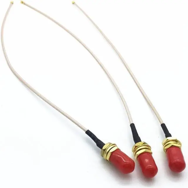Alt view image 4 of 4 - 3Pcs Mini PCI/PCI-E U.FL IPX to RP-SMA Antenna WiFi Card Router Pigtail Cable  20cm/7.8"