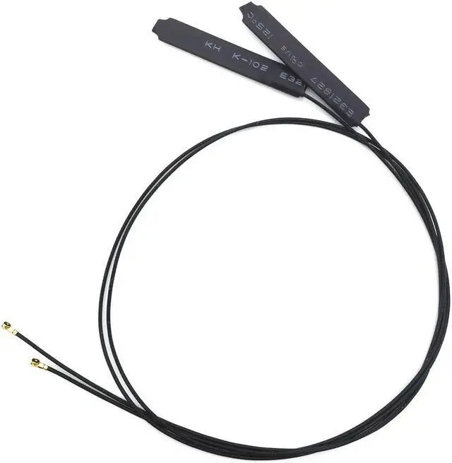 Alt view image 2 of 4 - 2pcs Internal Antennas 40cm/15.7 inches IPEX MHF4 2. 4/5G wifi antennas for BCM94352Z Intel 8260 7265 7260 3160 AC NGFF M.2 card