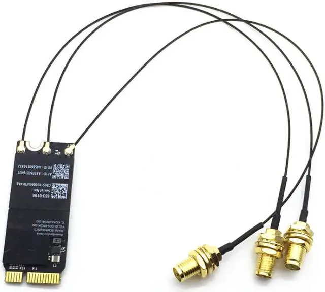 Alt view image 2 of 4 - 3 x IPEX MHF4 to RP-SMA Male Pin 0.8mm Cable for NGFF/M.2 Antenna WiFi Wireless router 25cm/9.8"