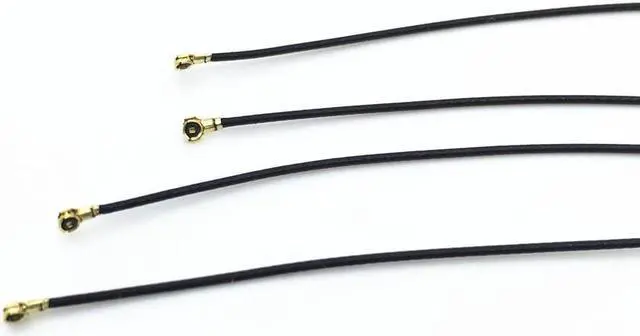Alt view image 3 of 3 - 4Pcs U.FL IPEX MHF4 to RP-SMA 0.81mm RF Pigtail Cable Antenna for NGFF/M.2 25cm/9.8"
