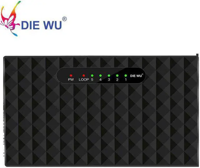 Alt view image 3 of 5 - 5 Port Gigabit Switch Fast Network Switch LAN Hub with Loop warning 10/100/1000Mpbs