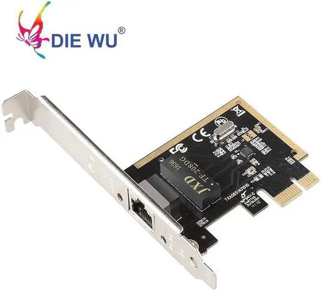 Alt view image 3 of 6 - Desktop PC PCI Express Gigabit Lan Card with Realtek RTL8111H PCIe 1X Ethernet Network adapator