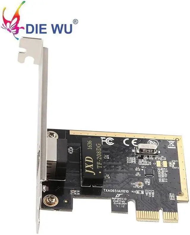 Alt view image 4 of 6 - Desktop PC PCI Express Gigabit Lan Card with Realtek RTL8111H PCIe 1X Ethernet Network adapator