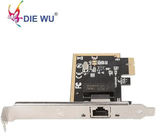 Alt view image 2 of 6 - Desktop PC PCI Express Gigabit Lan Card with Realtek RTL8111H PCIe 1X Ethernet Network adapator