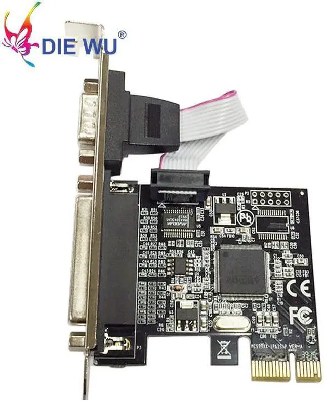Main image of PCI Express single Serial single Parallel Port Expansion Card I/O card PCIe riser card TXB069