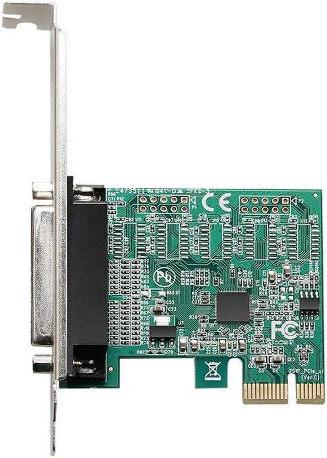 Alt view image 3 of 5 - Parallel Card Printer DB25 Parallel Ports and LPT connectors for PCI-E card with PCI Express connector adapter converter