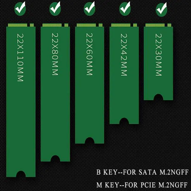 Alt view image 2 of 7 - M.2 NVMe SSD NGFF to PCIE X16 Adapter M Key B Key SATA PCI Express  NVME m2 SSD SATA Converter riser card