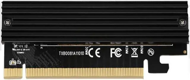 Alt view image 5 of 6 - In Stock M.2 NVMe SSD NGFF TO PCIE X16 adapter MKey interface card PCI Express 3.0 x16 full speed support MAC  Linux  Windows