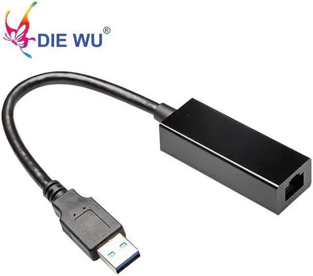 Main image of external USB3.0 to RJ45 network adapter 10/100/1000Mbps Chip Realtek 8253 for PC Laptop Win 7/8/10