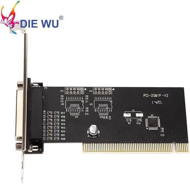 Alt view image 3 of 5 - PCI Parallel Port Expansion Card Adapter PCI To Parallel 25pin DB25 Printer Port Controller Card TXB079