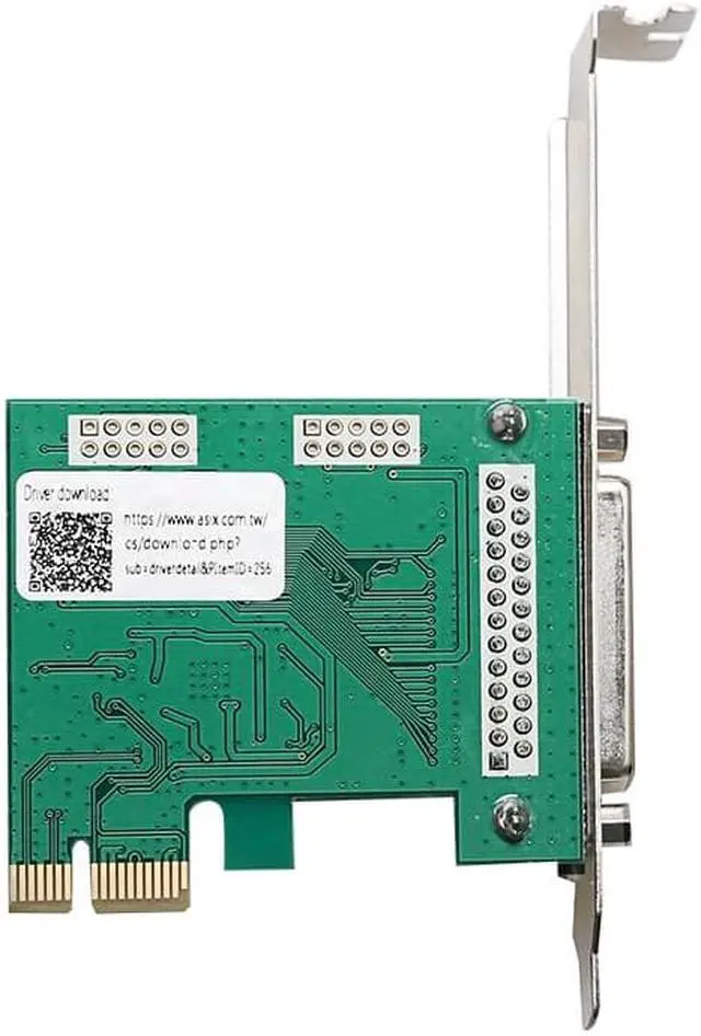 Alt view image 4 of 5 - Parallel Card Printer DB25 Parallel Ports and LPT connectors for PCI-E card with PCI Express connector adapter converter