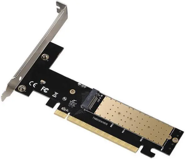 Alt view image 4 of 5 - M2 Riser card PCIe X16 to M.2 SDD NVME Expansion card high speed Computer Expansion Cards M2