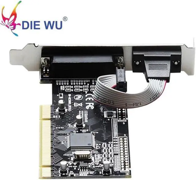 Alt view image 3 of 5 - PCI Expansion Adapter Converter to RS232 Serial Port COM & Parallel Port DB25 Printer LPT Add On Card TXB086