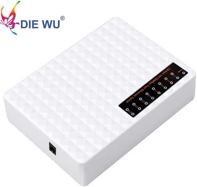 Alt view image 5 of 6 - 16 Ports Fast Ethernet Network Switch 10/100Mbps RJ45 Nework Switcher Hub For Desktop
