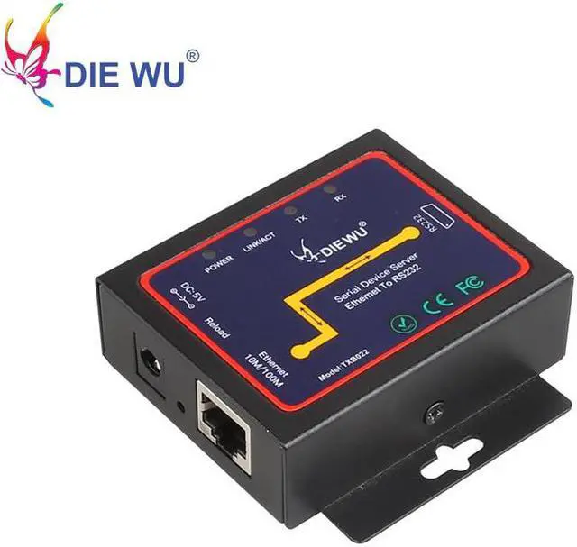 Main image of Serial RS232 Industrial TCP/UDP Serial RS232 to Ethernet Device Server support Windows System