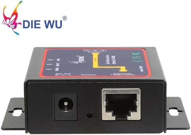 Alt view image 2 of 6 - Ethernet RJ45 to RS485 Converter Industrial Serial Device Server Ethernet adapter TCP/RTU/UDP Converter