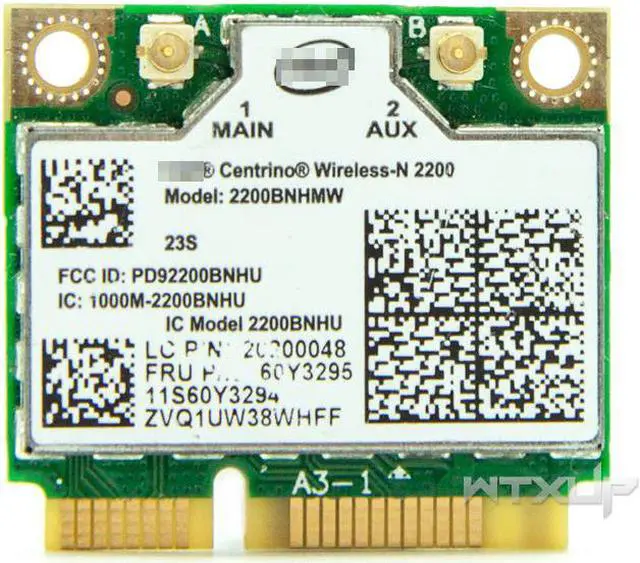 Alt view image 2 of 3 - mini PCI-E WIFI card For Intel Wireless-N 2200 2200BNHMW  FRU 60Y3295 For Lenovo T430 T530 X230 wireless Network Card
