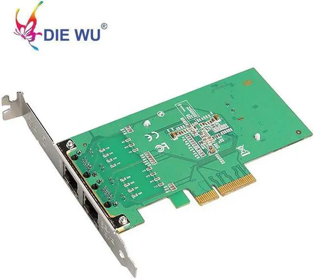 Alt view image 4 of 7 - Dual RJ45 port Gigabit Server network card with Intel I350 PCIe 4X NIC TXA032