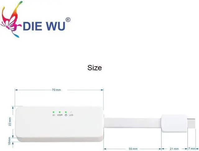 Alt view image 5 of 5 - External Wired USB C Adapter Network Card Ethernet RJ45 to USB3.1 Type C for MacBook Windows 7/8/10 Laptop 10/100/1000Mbps