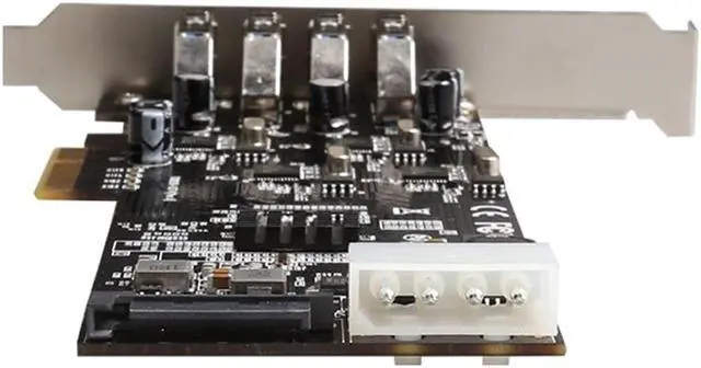 Alt view image 3 of 5 - Supper speed 20G PCIe 4X to 4 channel USB 3.0 Expansion card PCI Express Riser Card Controller Adaptor Converter