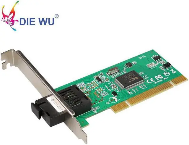 Main image of PCI SFP NIC Fiber Network Card Megabit 10/100Mbps PCI with ICplus100A Ethernet Controller
