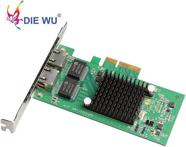 Alt view image 2 of 7 - Dual RJ45 port Gigabit Server network card with Intel I350 PCIe 4X NIC TXA032