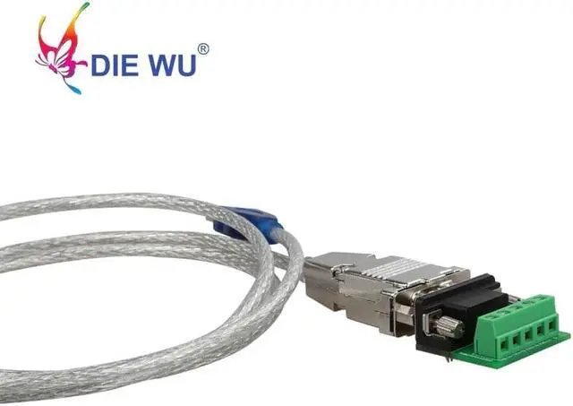Alt view image 6 of 6 - 1.2M USB 2.0 to RS485 RS-485 RS422 RS-422 DB9 COM Serial Port Device Converter Adapter Cable CH340+ZT485 Chipset