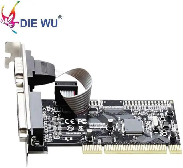 Alt view image 2 of 5 - PCI Expansion Adapter Converter to RS232 Serial Port COM & Parallel Port DB25 Printer LPT Add On Card TXB086