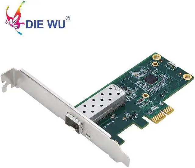 Alt view image 3 of 6 - PCIe SFP Network adapter Gigabit fiber network lan card 10/100/1000Mbps with INTEL I210 TXA026