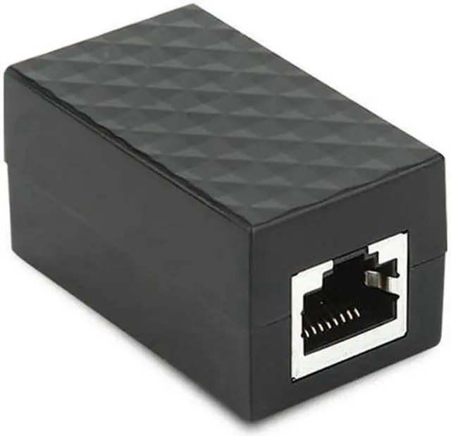 Main image of 2PCS Lightning protection RJ45 to RJ-45 straight adaptador head network Lan device adapter connector