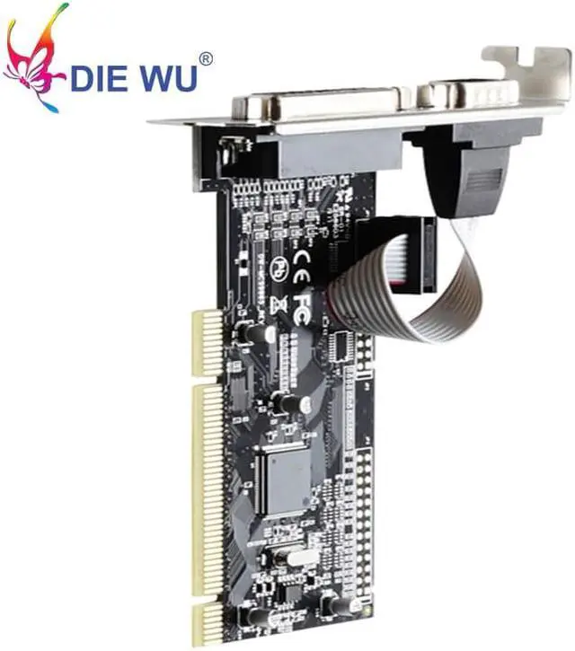 Alt view image 5 of 5 - PCI Expansion Adapter Converter to RS232 Serial Port COM & Parallel Port DB25 Printer LPT Add On Card TXB086