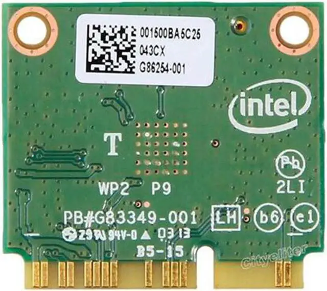Alt view image 2 of 2 - Dual Band Wireless-AC 7260 Intel 7260HMW 7260AC 2.4G/5Ghz 802.11ac MINI PCI-E 2x2 WiFi Card + Bluetooth 4.0 Wlan Adapter