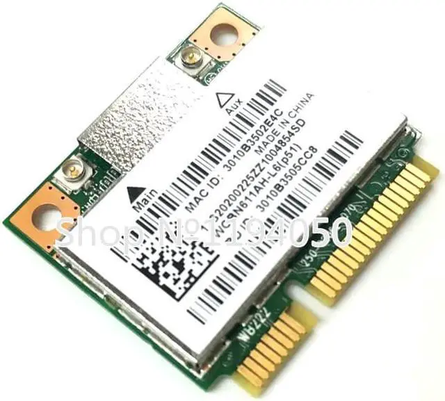 Alt view image 3 of 4 - Killer N1202 SAR9462 AR5B22 WiFi card 802.11 ah / not / a / you 300Mbps + Bluetooth4.0 WLAN Y400 Y500 Y510PS210 S215 U330 U430