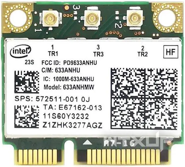 Alt view image 2 of 3 - Wireless Wifi  60y3233 Intel 6300agn Mini Pci-e Pcie  Card Ultimate-n 802.11a/g/n 2.4g  5.0 Ghz forT410 T420 T430 X220 Y460