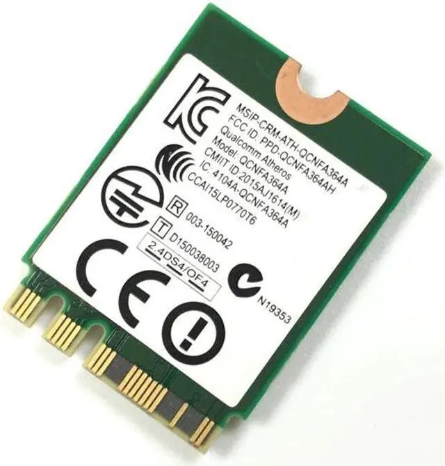 Alt view image 3 of 6 - Wlan 2-in-1 Killer Wireless 1535 802.11 A/b/g/n/ac + Bluetooth 4.1 ; M.2 2230 Wifi Card Network 802.11ac 867mbps Ethernet